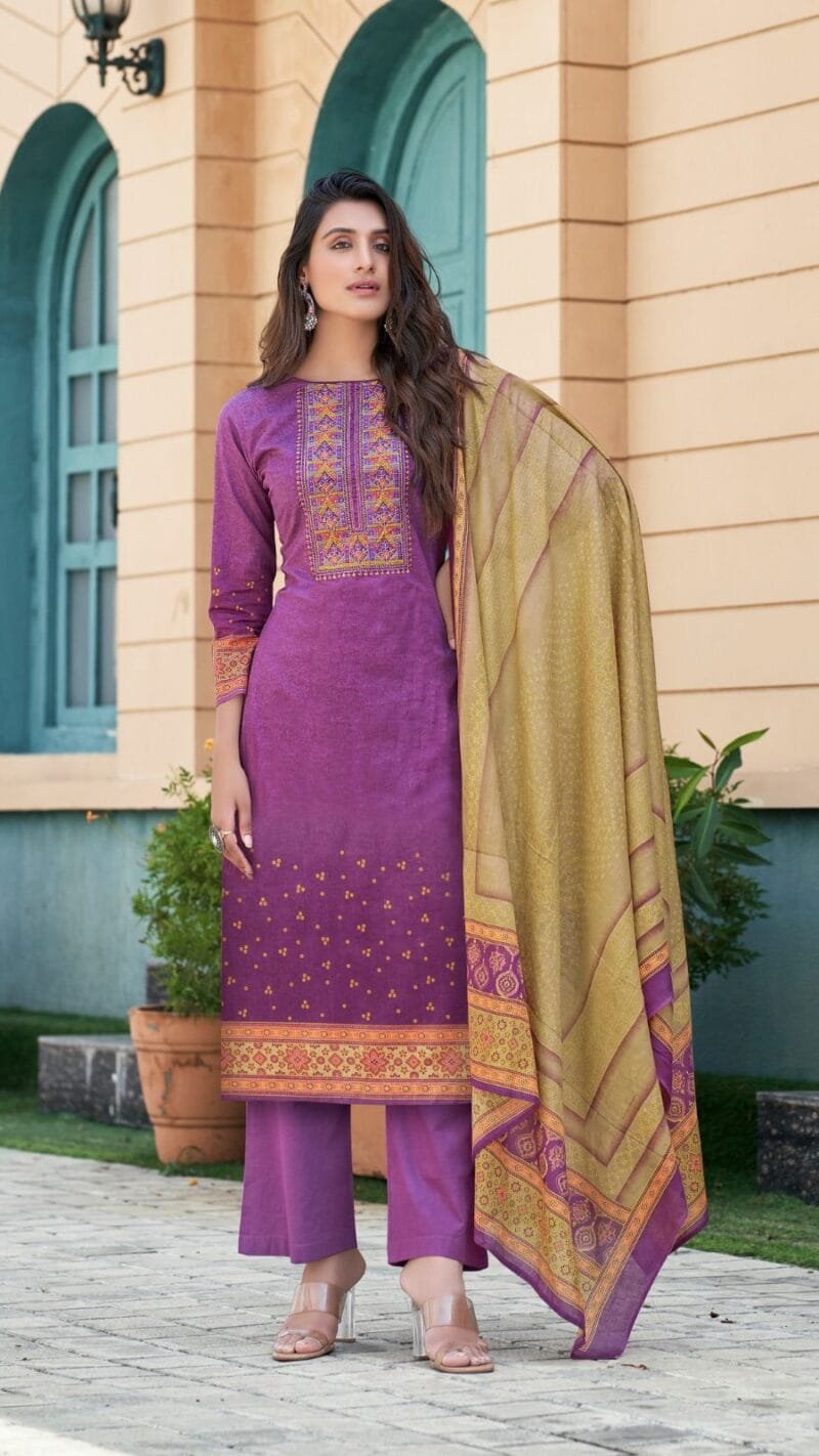 Naishaa Session 3 Yashika Trends Neck Embroidery Suits