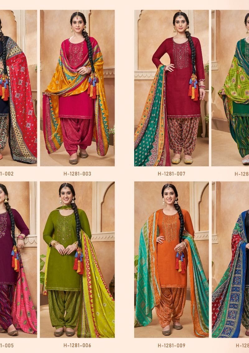Nigaar Patiyala Vol 3 Alok Suit Pure Viscose Reyon Slub