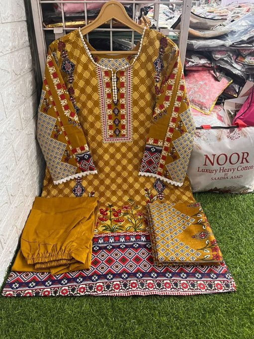 Noor Luxury Heavy Cotton Saadia Asad Readymade Lawn Collection