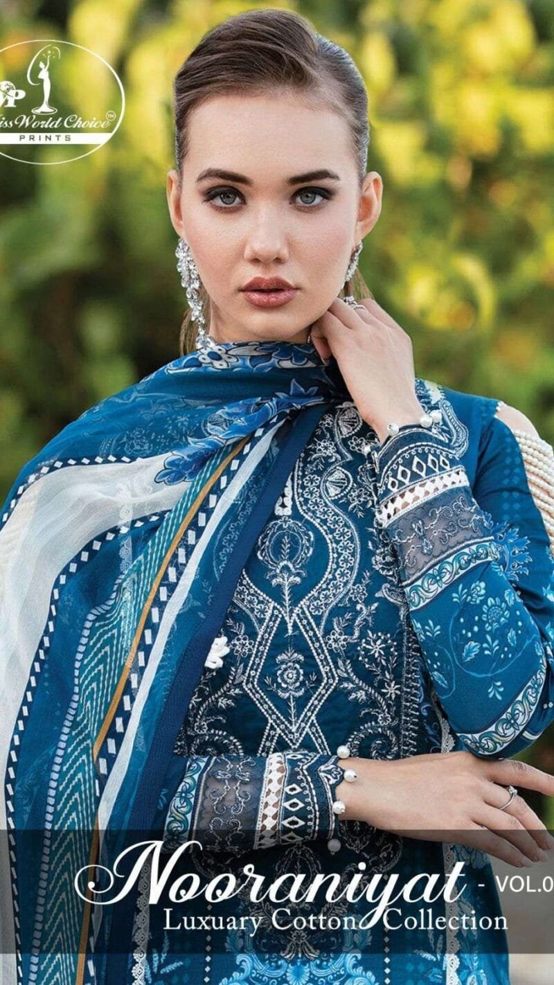 Nooraniyat Vol 2 Miss World Choice Wholesale Cotton Dress Material