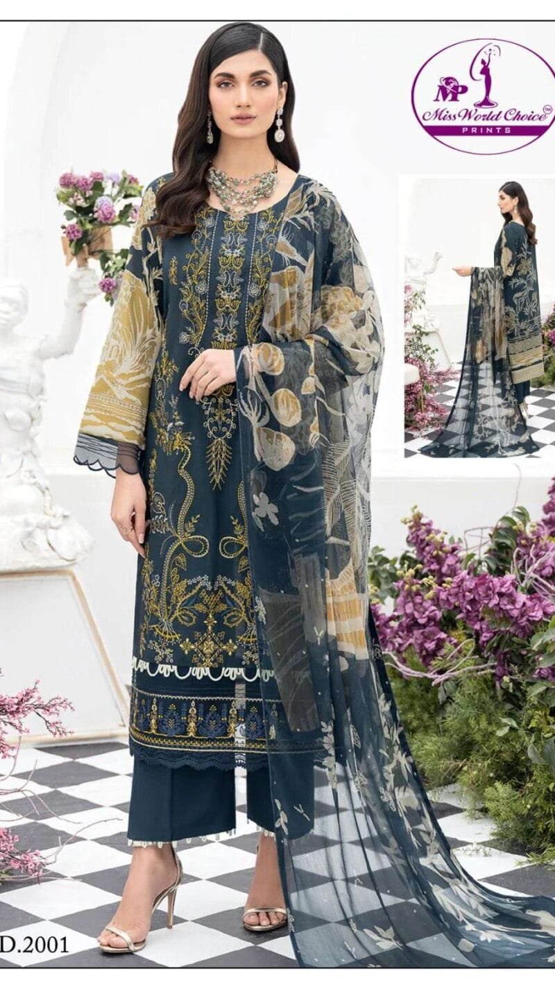 Nooraniyat Vol 2 Miss World Choice Wholesale Cotton Dress Material