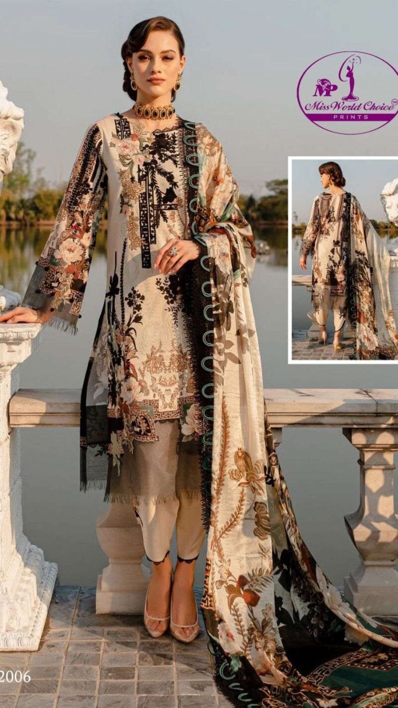 Nooraniyat Vol 2 Miss World Choice Wholesale Cotton Dress Material