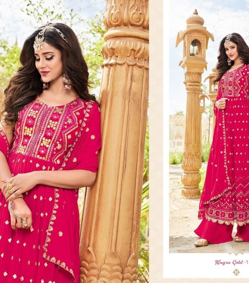 Nyraa Cut Gold Your Choice Partywear Collection