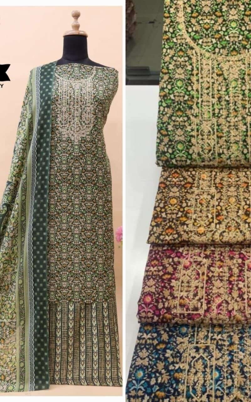 Oreo Fyra Designing Wholesale Cotton Dress Material