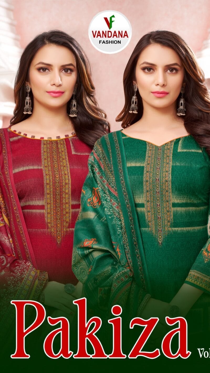 Pakiza Vandana Fashion Wholesale Cotton Dress Material