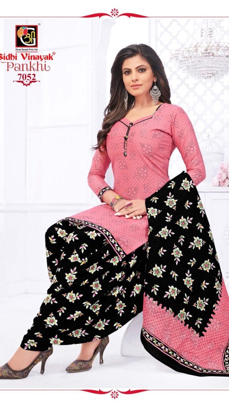 Pankhi Siddhi Vinayak Shree Ganesh Wholesale Cotton Dress Material