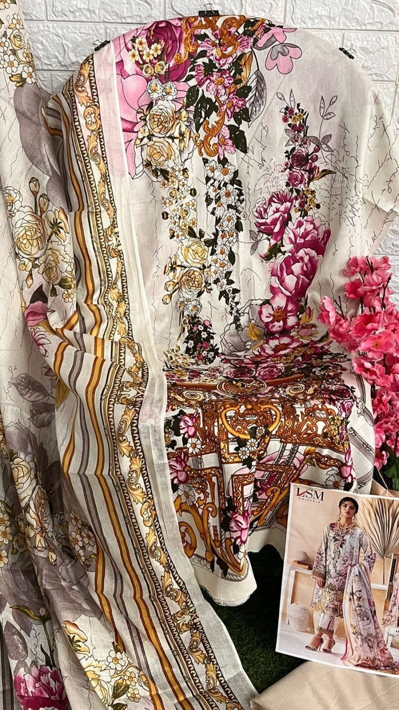 Parian Dream Heavy Luxury Lawn Vol 3 Collection