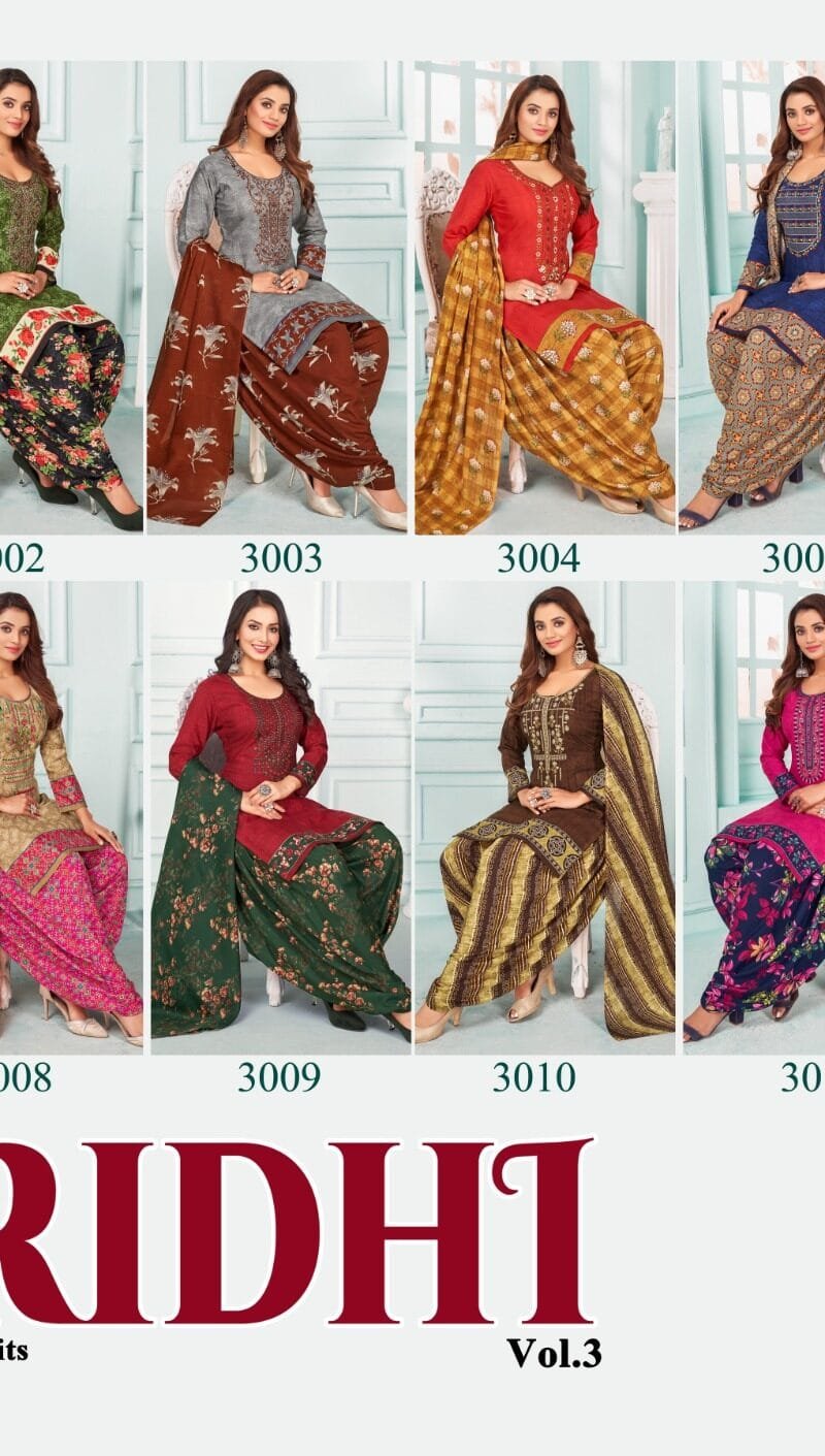 Paridhi Vol 3 Designer Neck Embroidery Work With Diamond Work