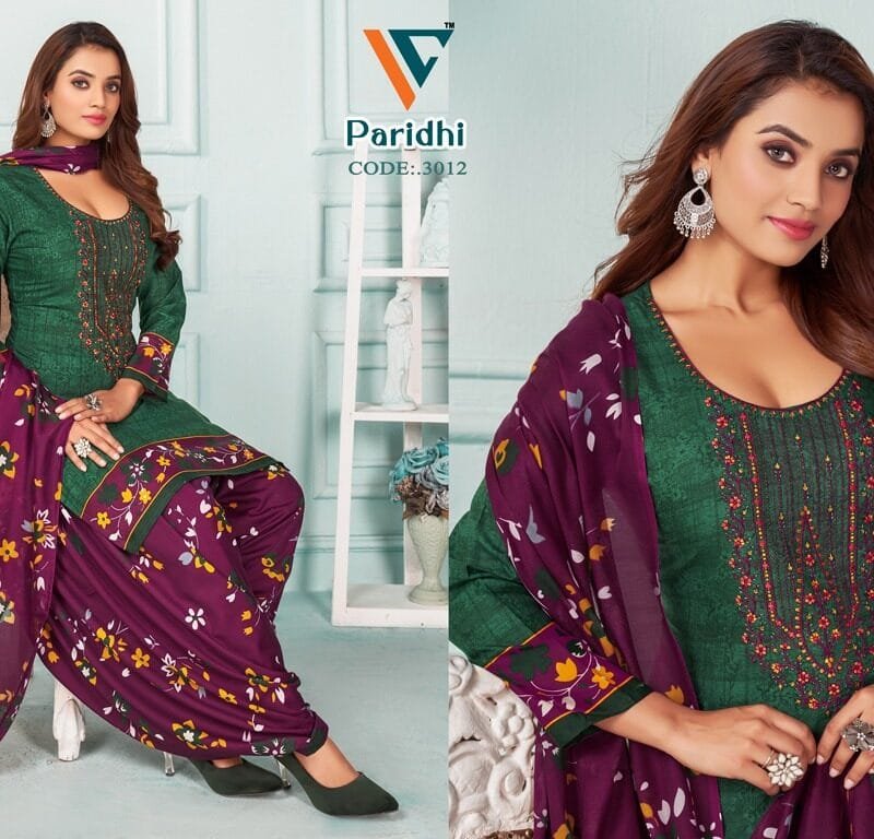 Paridhi Vol 3 Designer Neck Embroidery Work With Diamond Work