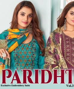 Paridhi Vol 3 Designer Neck Embroidery Work With Diamond Work