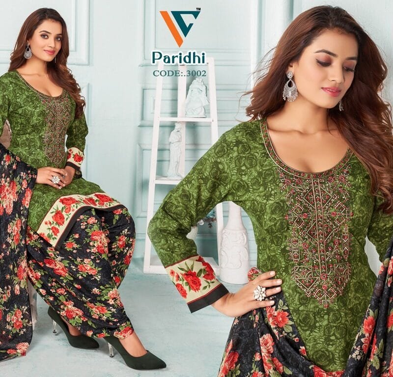 Paridhi Vol 3 Designer Neck Embroidery Work With Diamond Work
