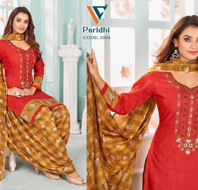 Paridhi Vol 3 Designer Neck Embroidery Work With Diamond Work