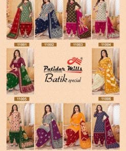 Patidar Batik Special Vol 11 Wholesale Cotton Dress Material