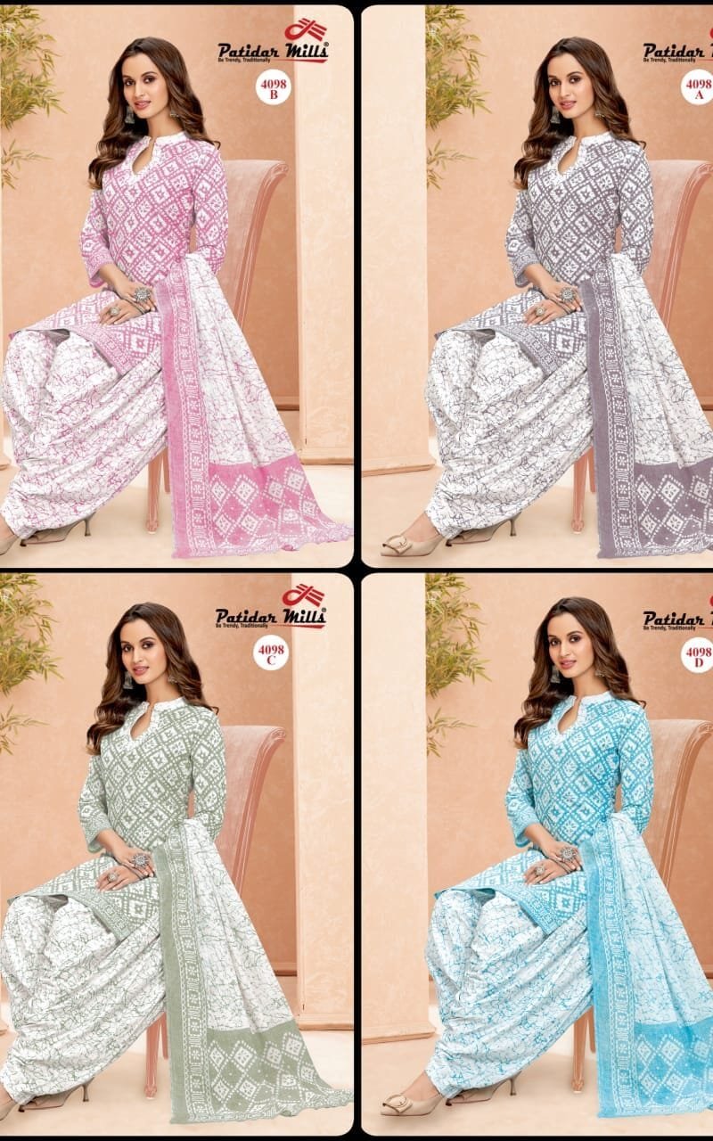 Patidar Radhika 4 Matching Wholesale Cotton Dress Material