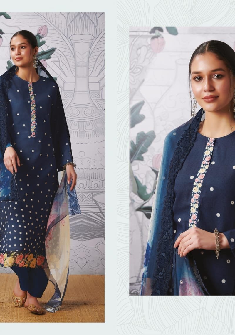 Polka Beauty Sahiba Itrana Pure Cotton Lawn Print With Mirror Work
