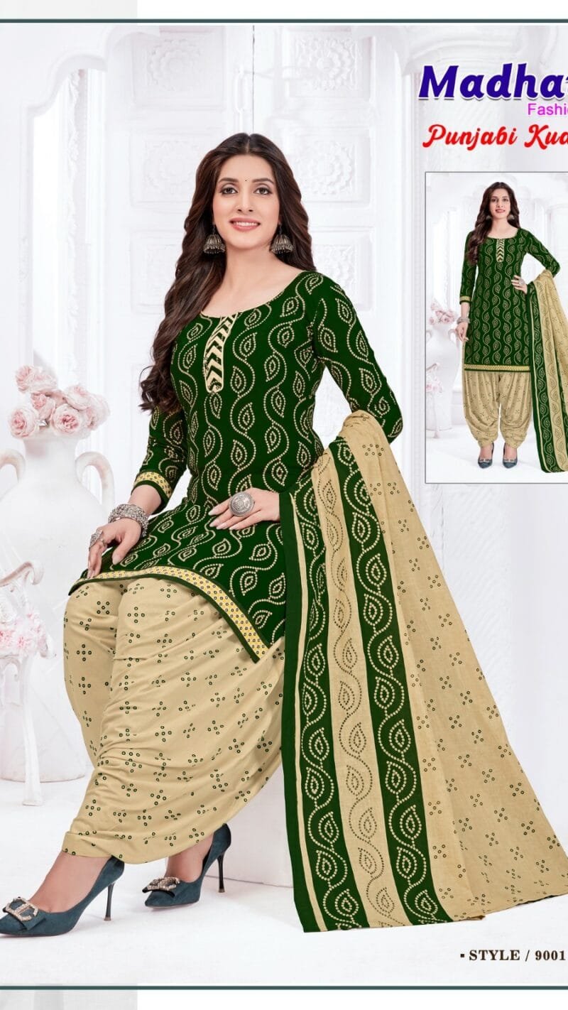 Punjabi Kudi Vol 9 Madhav Fashion Wholesale Cotton Dress Material