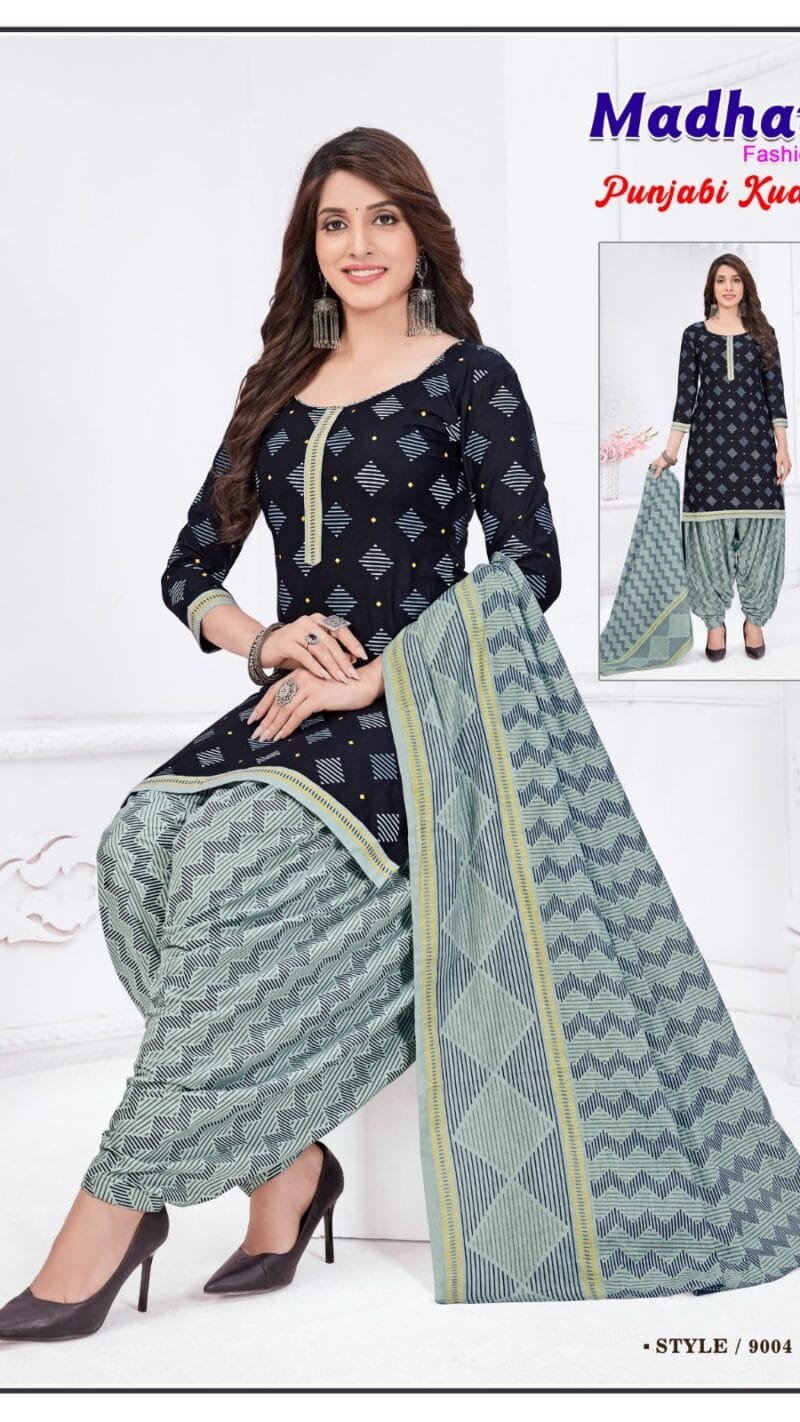 Punjabi Kudi Vol 9 Madhav Fashion Wholesale Cotton Dress Material