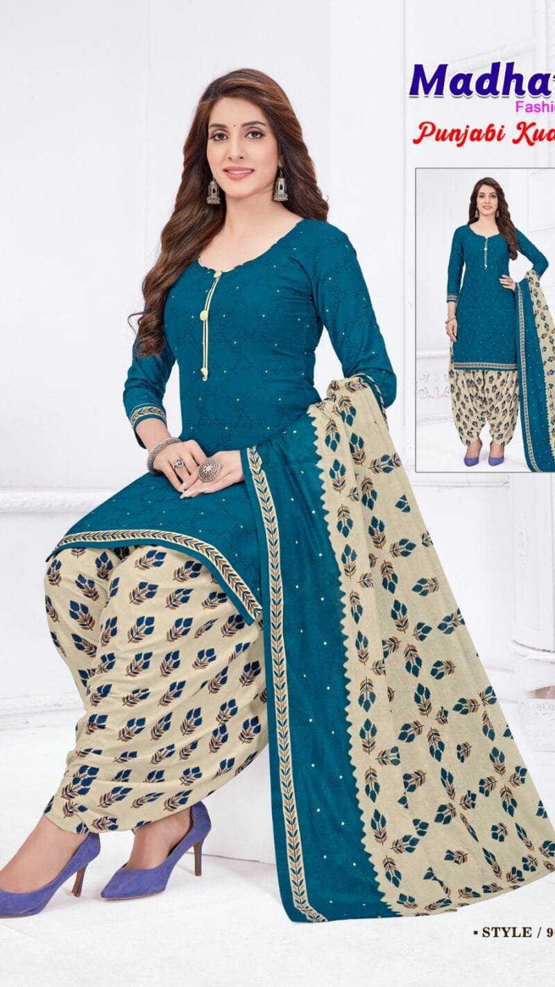 Punjabi Kudi Vol 9 Madhav Fashion Wholesale Cotton Dress Material