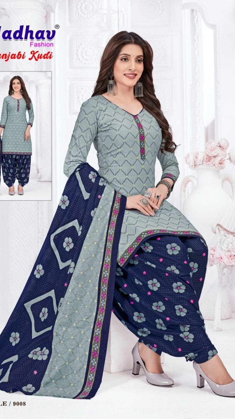 Punjabi Kudi Vol 9 Madhav Fashion Wholesale Cotton Dress Material