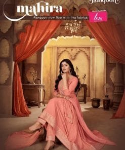 Rangoon Mahira Anarkali Style Readymade Rayon With Embroidery Work Suits
