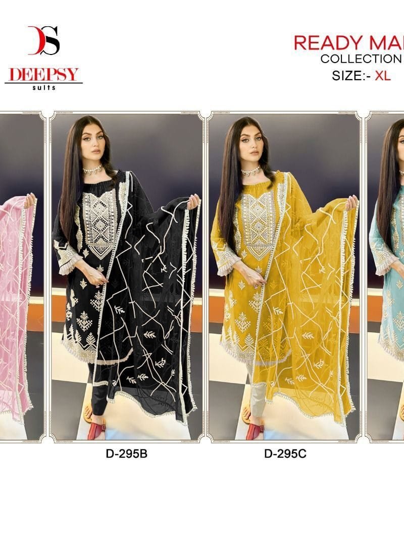 Ready To Wear Collection D-295 Abcd Deepsy Readymade Pakistani Salwar Suits