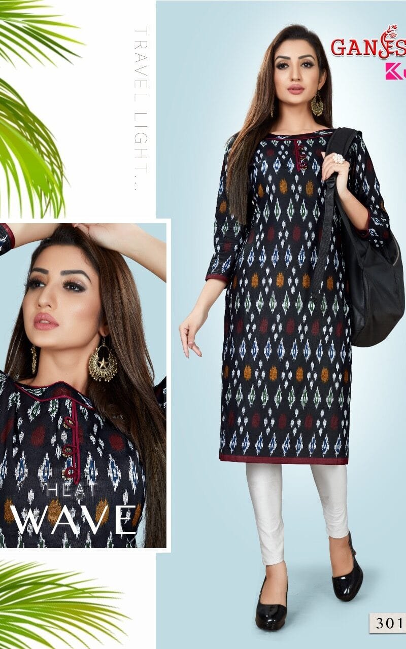 Ready To Wear Ganesha Kurti Vol 3 Stitched Kurti Wholesale