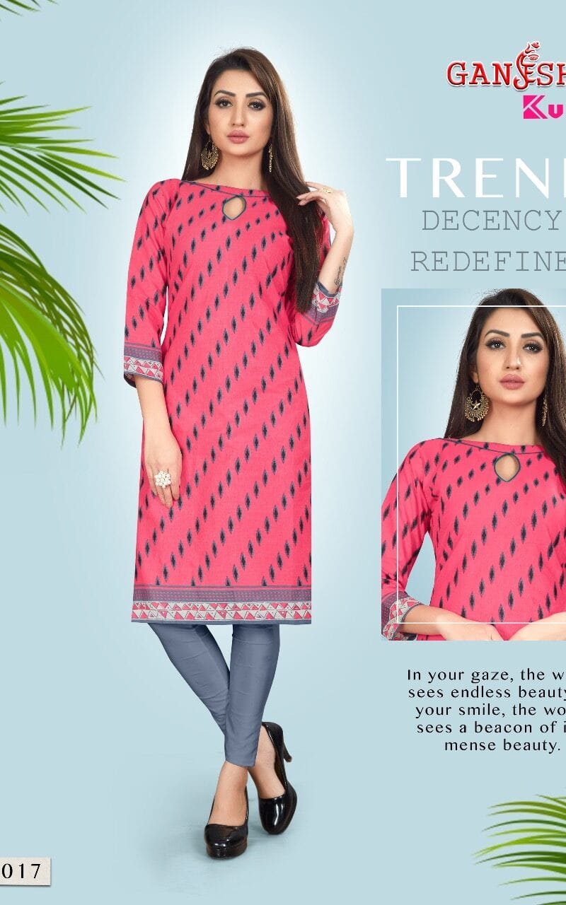 Ready To Wear Ganesha Kurti Vol 3 Stitched Kurti Wholesale