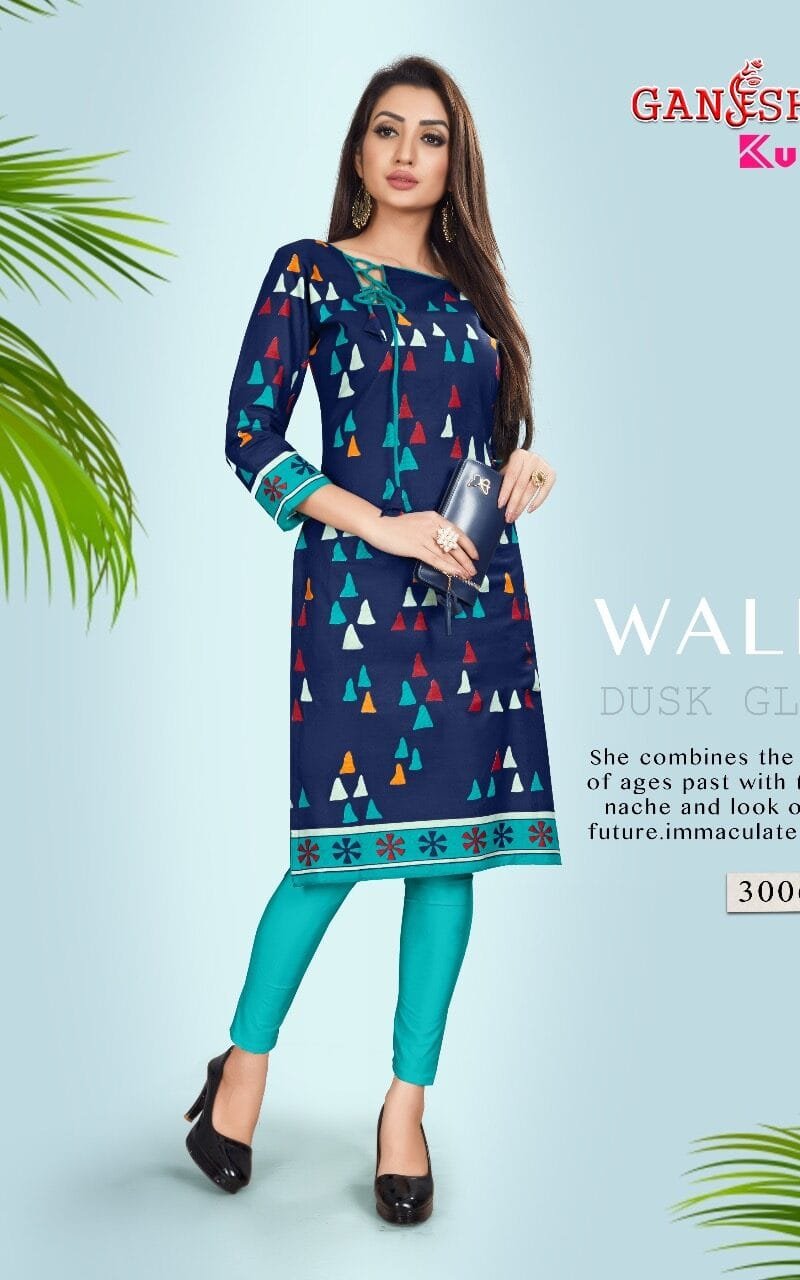 Ready To Wear Ganesha Kurti Vol 3 Stitched Kurti Wholesale