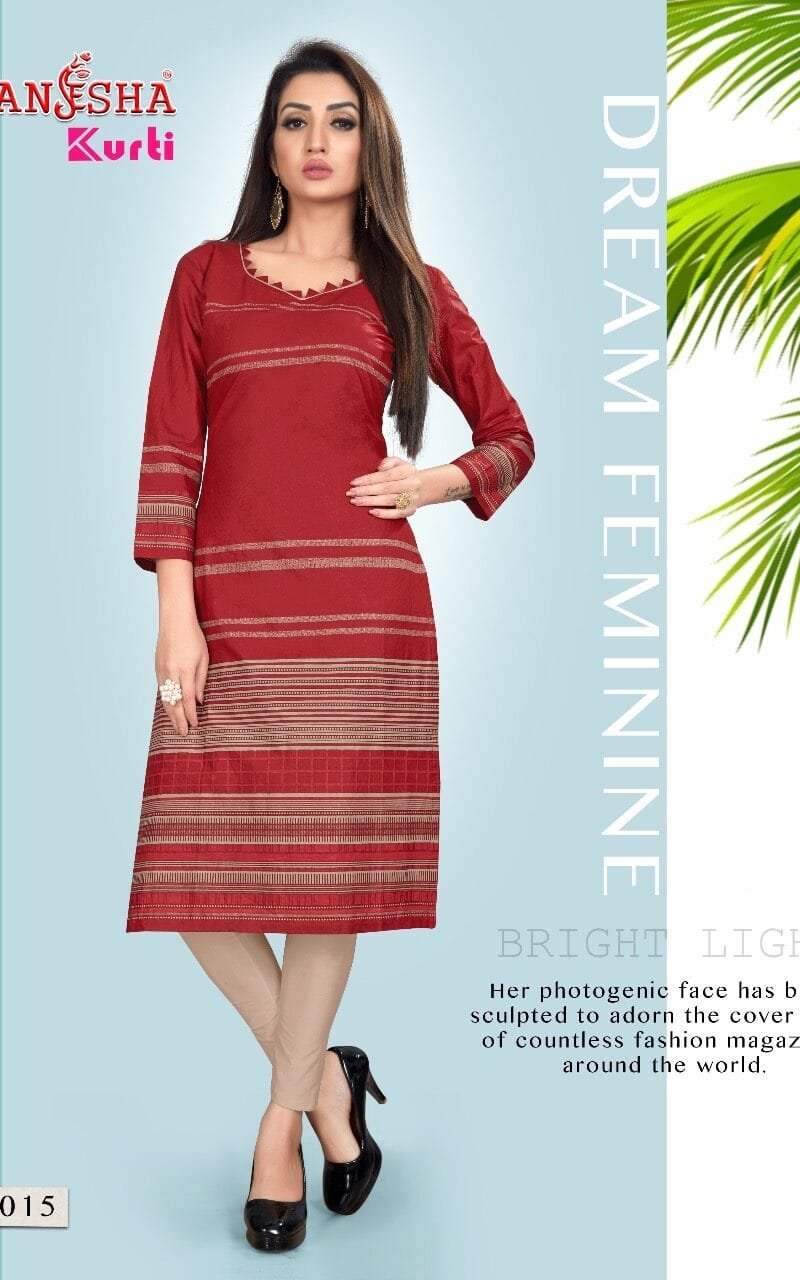 Ready To Wear Ganesha Kurti Vol 3 Stitched Kurti Wholesale