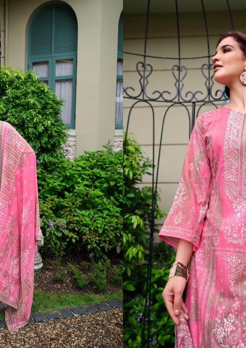 Resham Daman Lace Embroidered Work with Scalloping BelliZa DesigNer StuDio