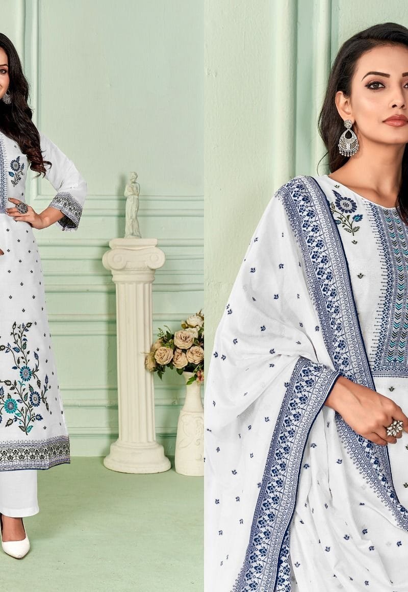 Riwaz-Muslin Jacard Naari Wholesale Salwar Kameez