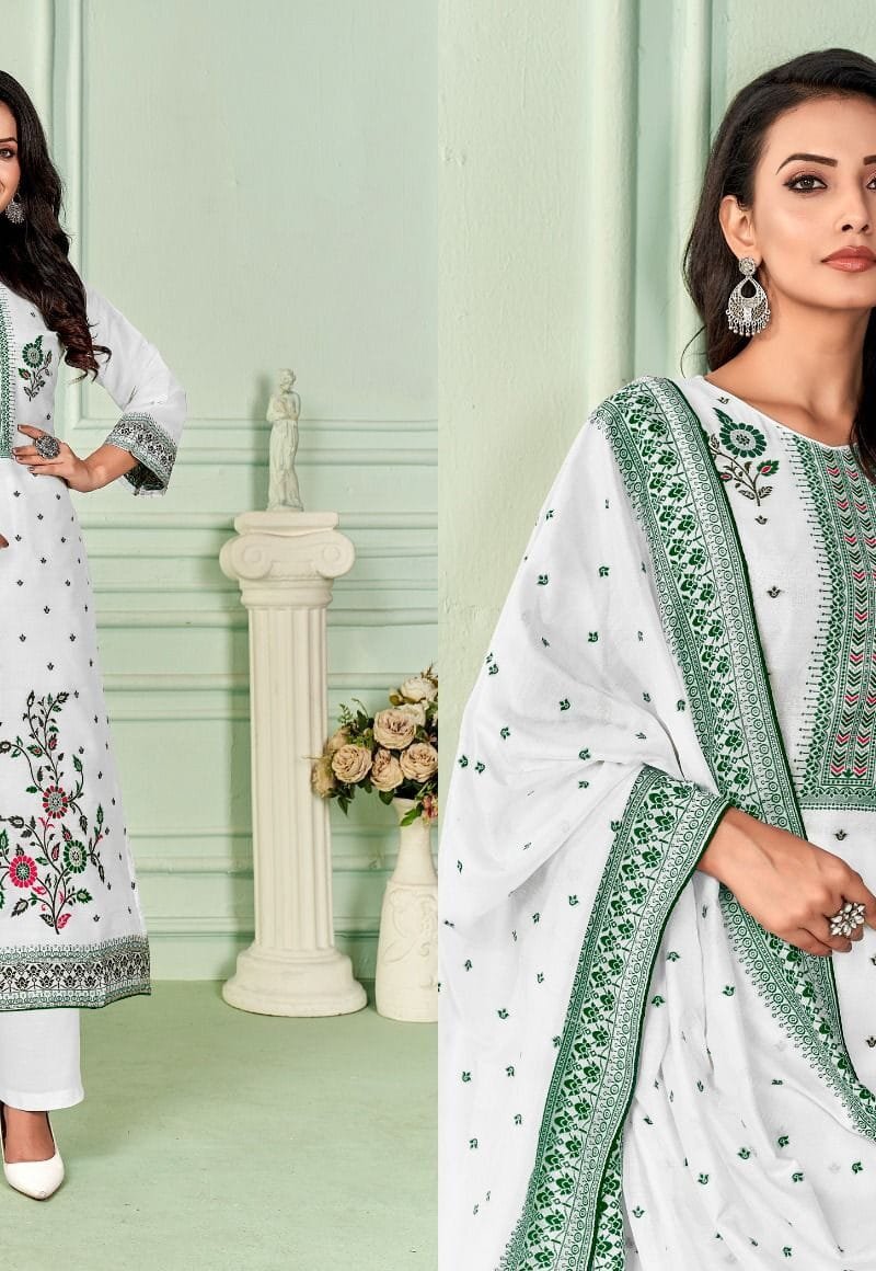 Riwaz-Muslin Jacard Naari Wholesale Salwar Kameez