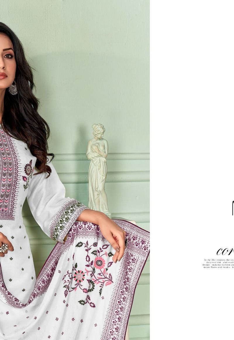 Riwaz-Muslin Jacard Naari Wholesale Salwar Kameez