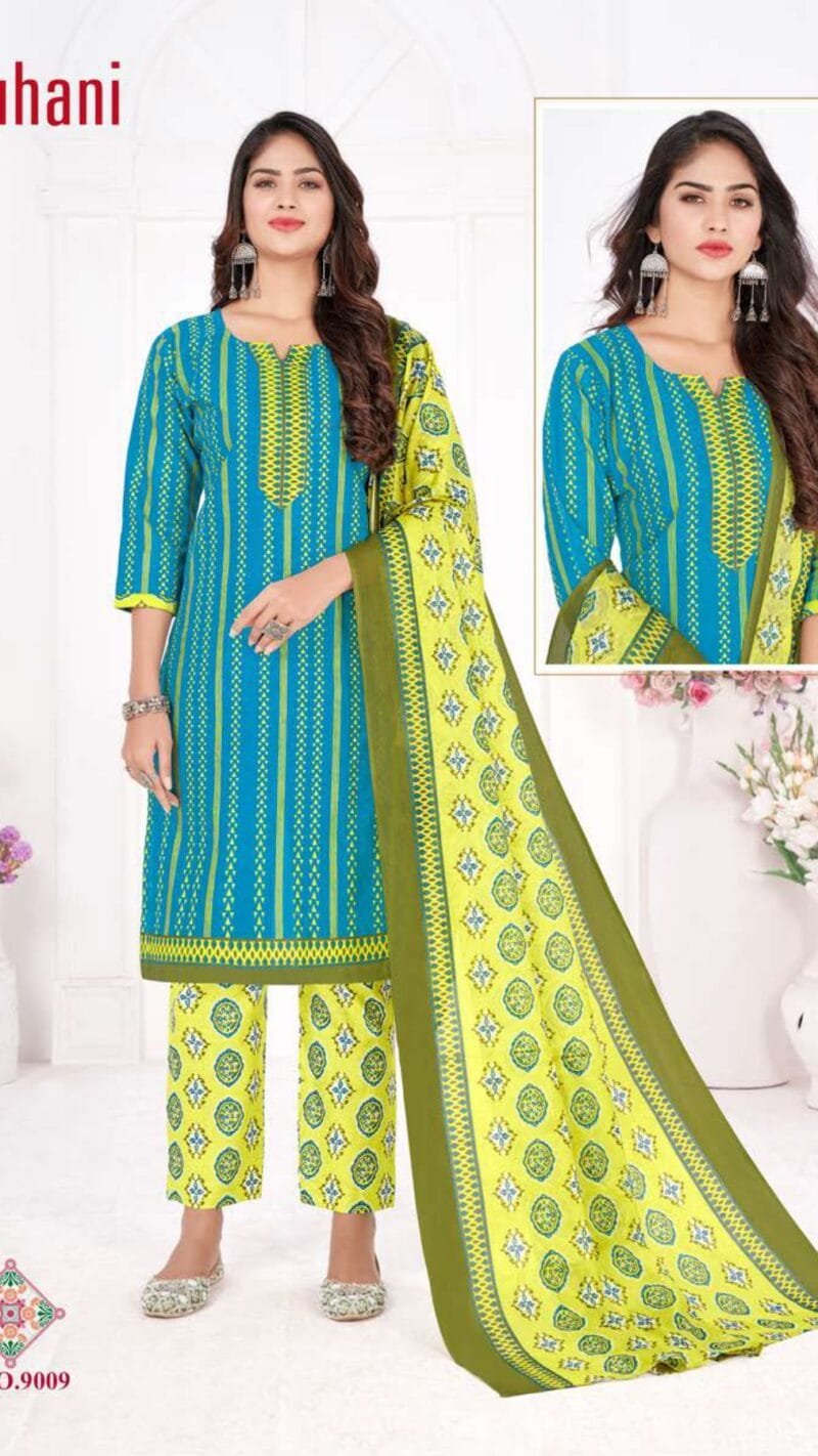 Ruhani Ganesha Wholesale Cotton Dress Material