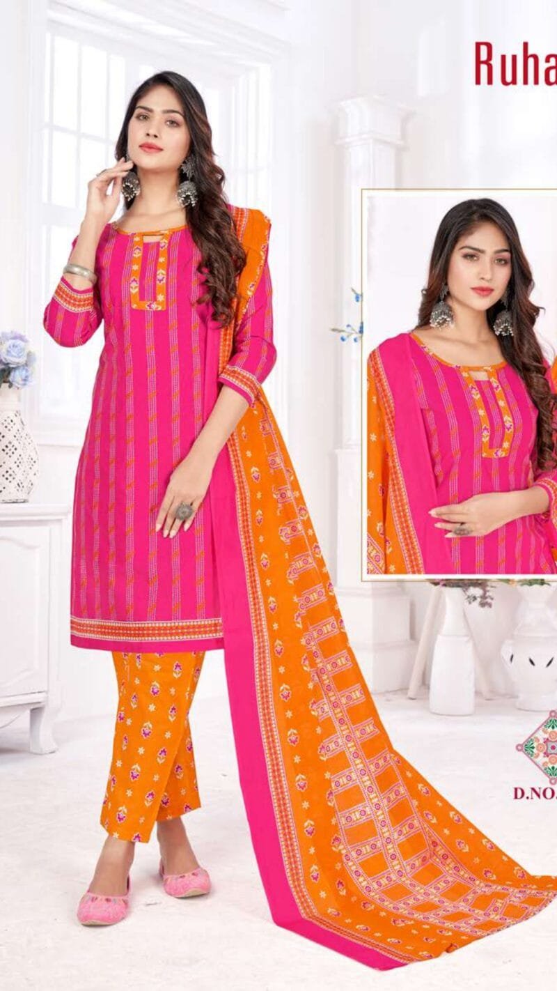 Ruhani Ganesha Wholesale Cotton Dress Material