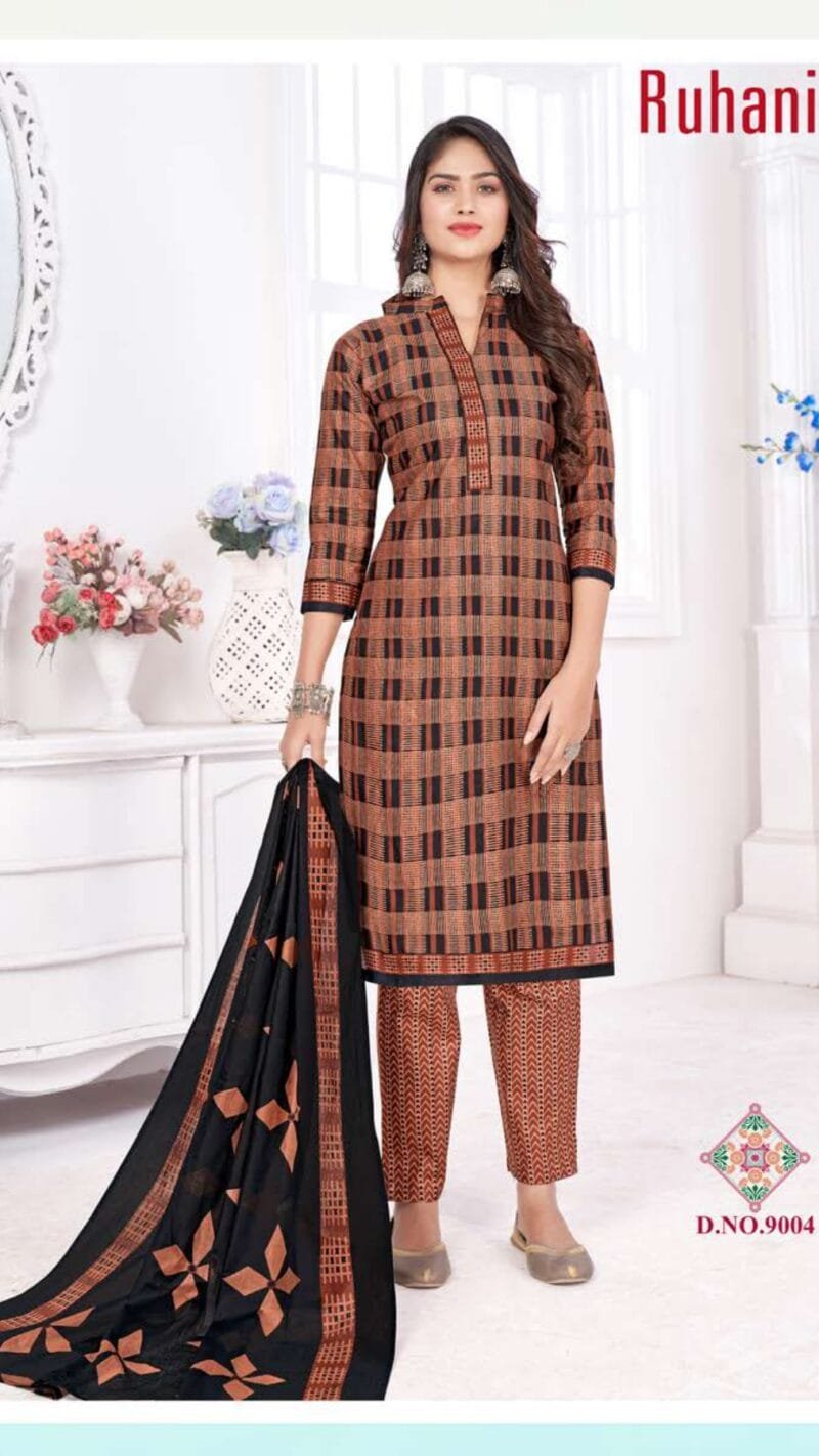 Ruhani Ganesha Wholesale Cotton Dress Material