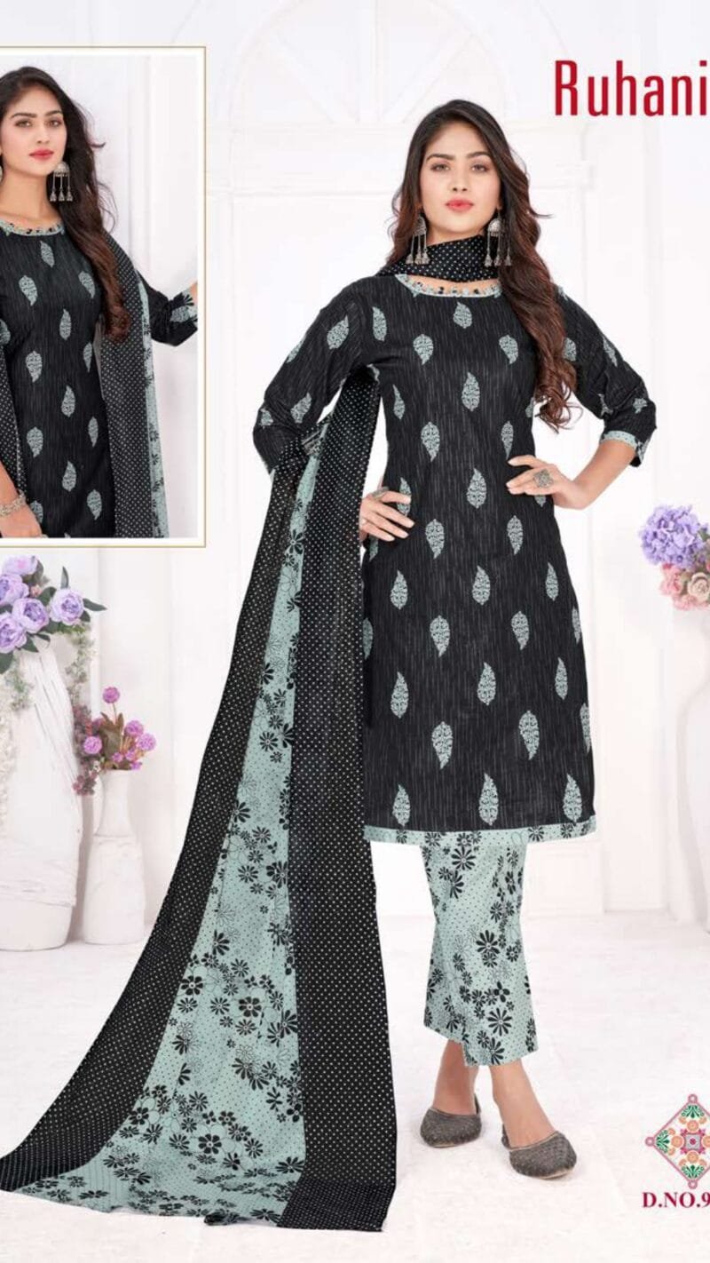 Ruhani Ganesha Wholesale Cotton Dress Material