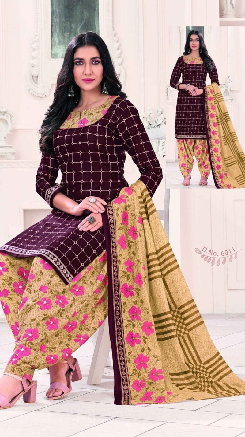 Sc Patiyala Special 6 Edetion Wholesale Cotton Dress Material