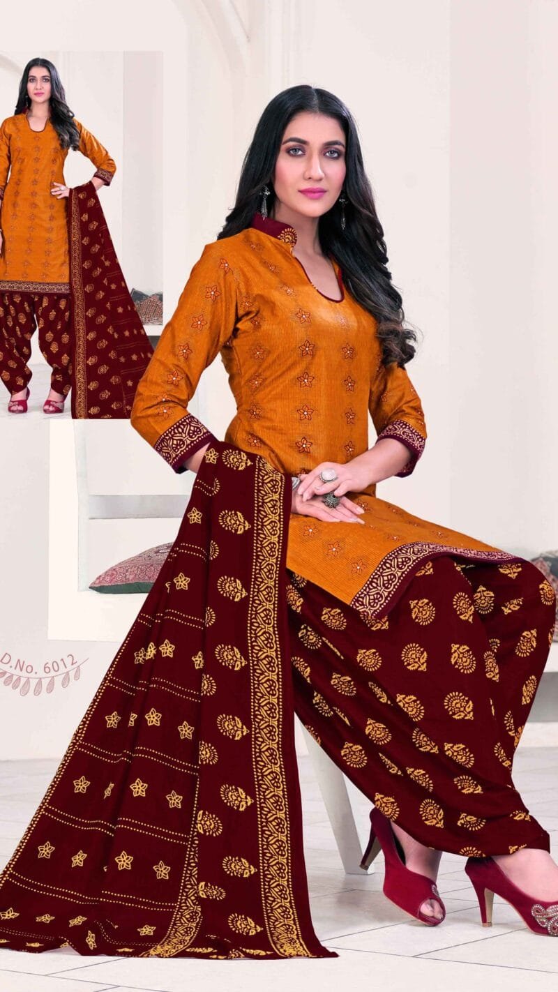 Sc Patiyala Special 6 Edetion Wholesale Cotton Dress Material