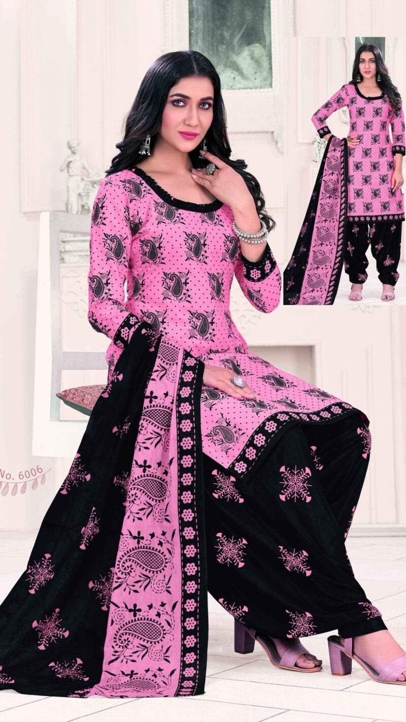 Sc Patiyala Special 6 Edetion Wholesale Cotton Dress Material