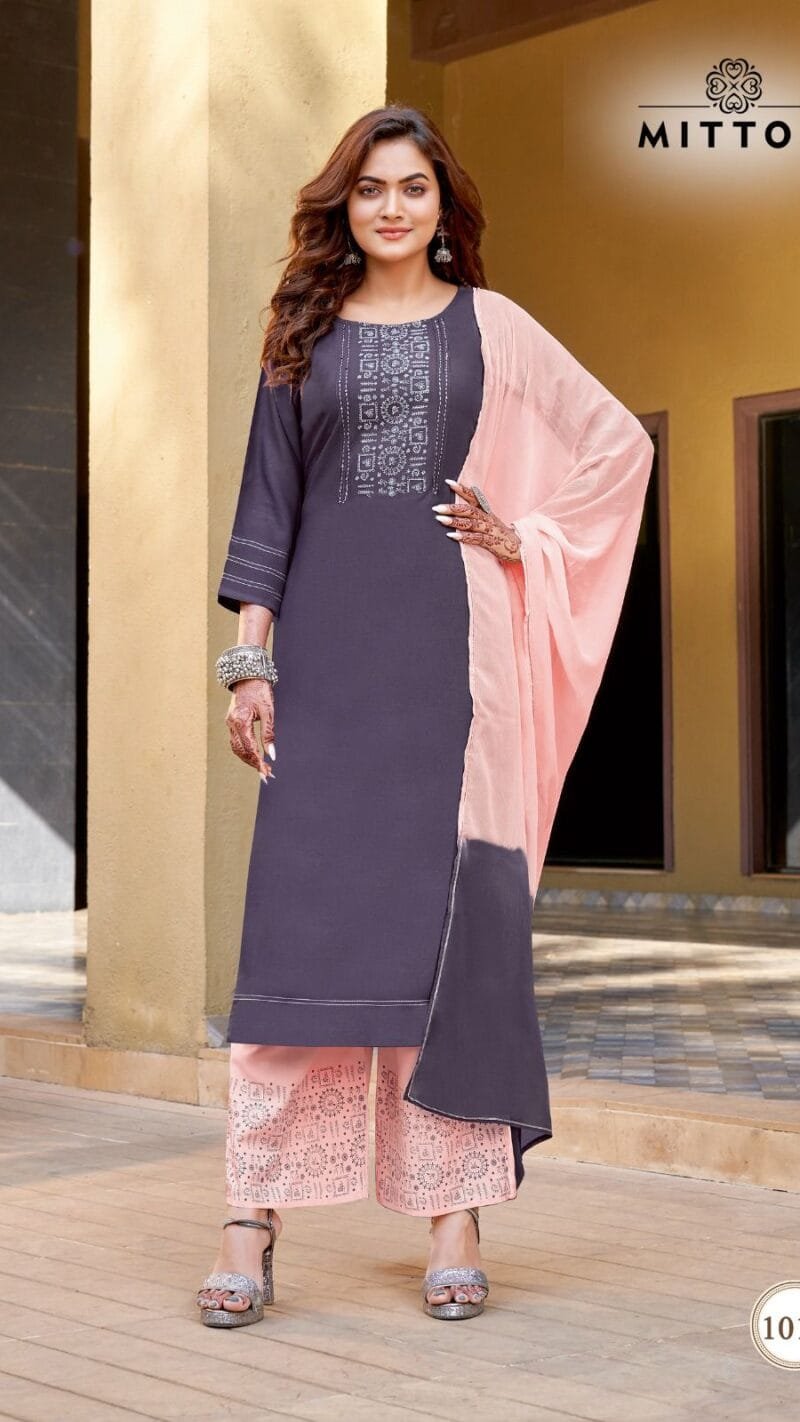 Saara Vol 2 Mittoo Heavy Rayon With Work Readymade Collection