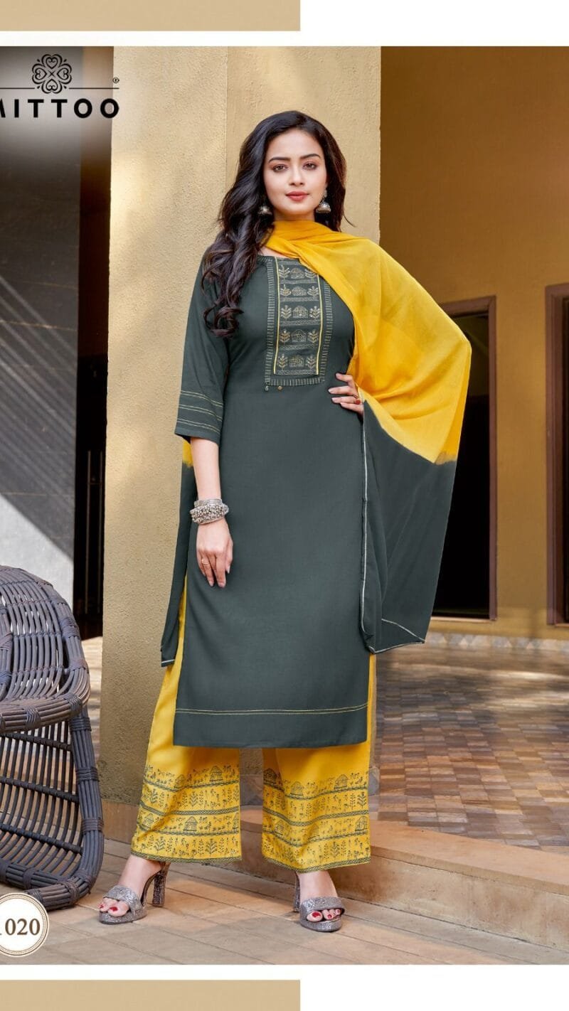 Saara Vol 2 Mittoo Heavy Rayon With Work Readymade Collection