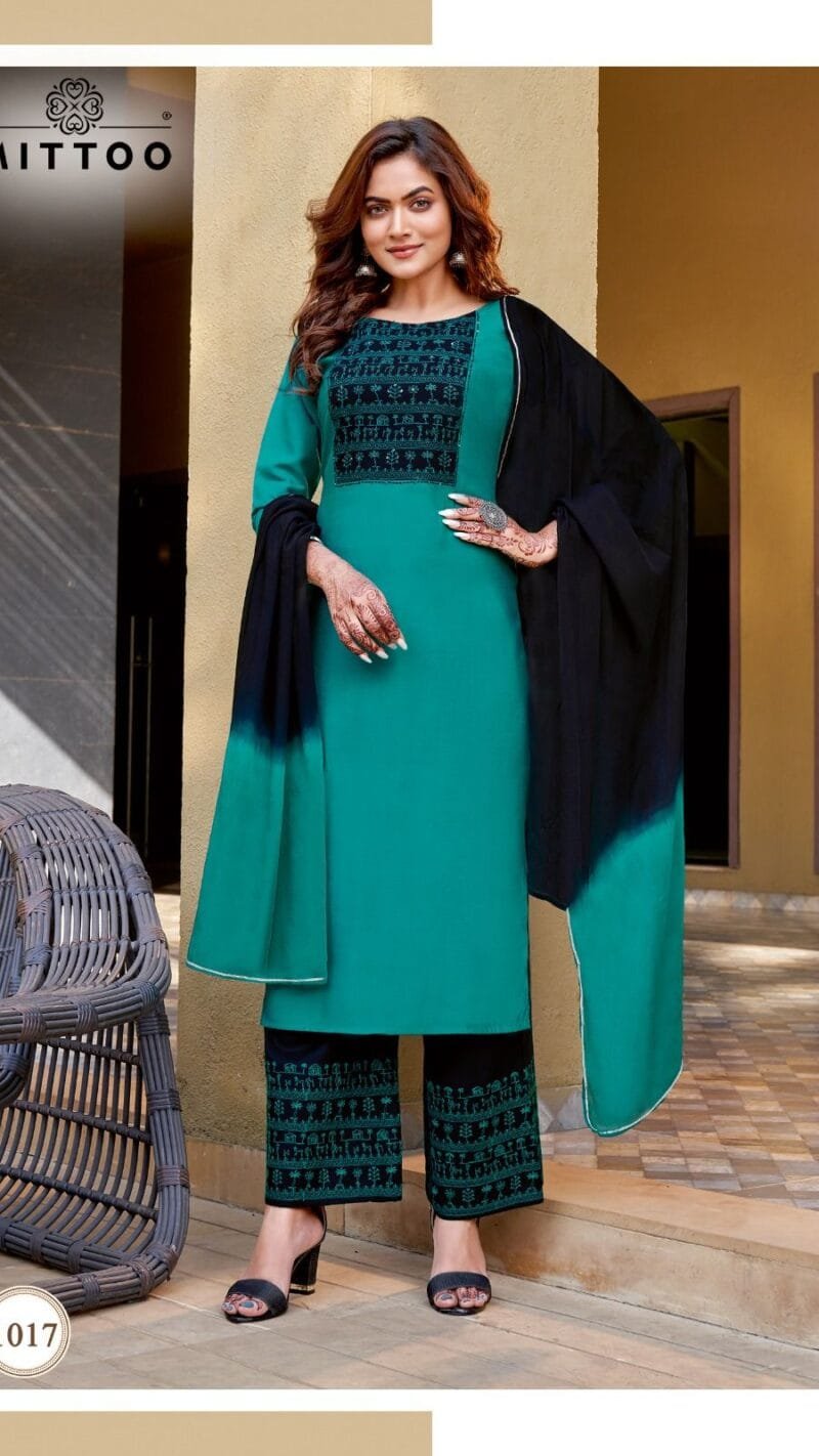 Saara Vol 2 Mittoo Heavy Rayon With Work Readymade Collection