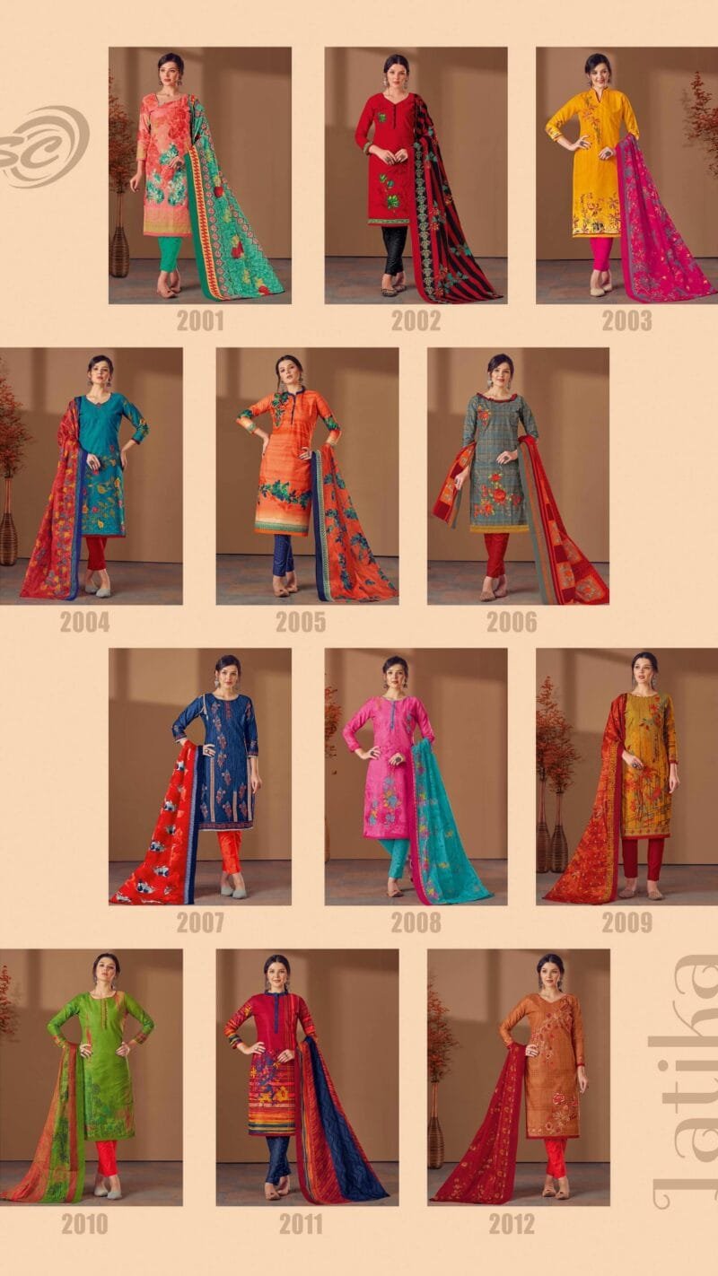 Sc Latika Vol 2 Wholesale Dress Material