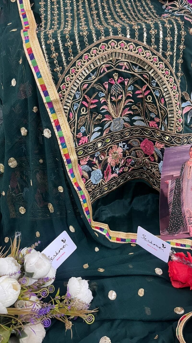 Serine S-114 A To Wholesale Pakistani Salwar Suits