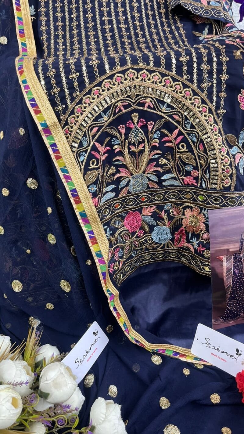 Serine S-114 A To Wholesale Pakistani Salwar Suits