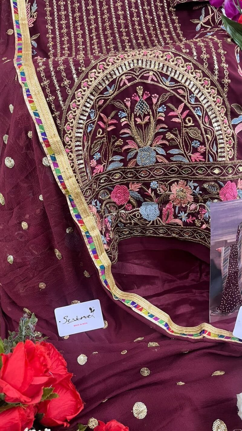 Serine S-114 A To Wholesale Pakistani Salwar Suits