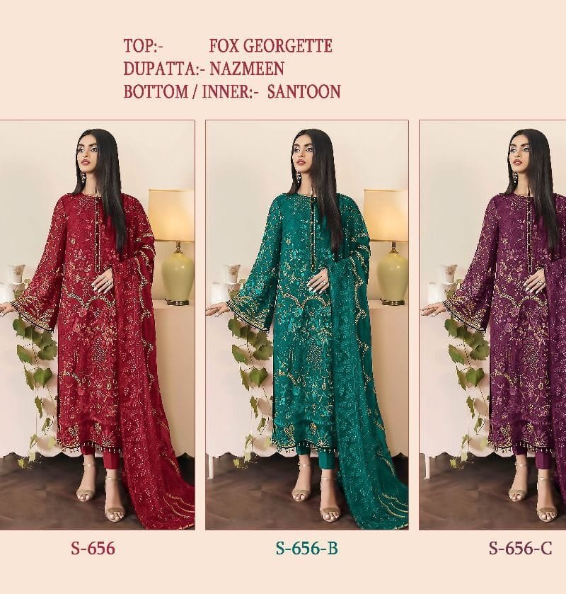 Shree Fab S 656 Wholesale Pakistani Salwar Suits
