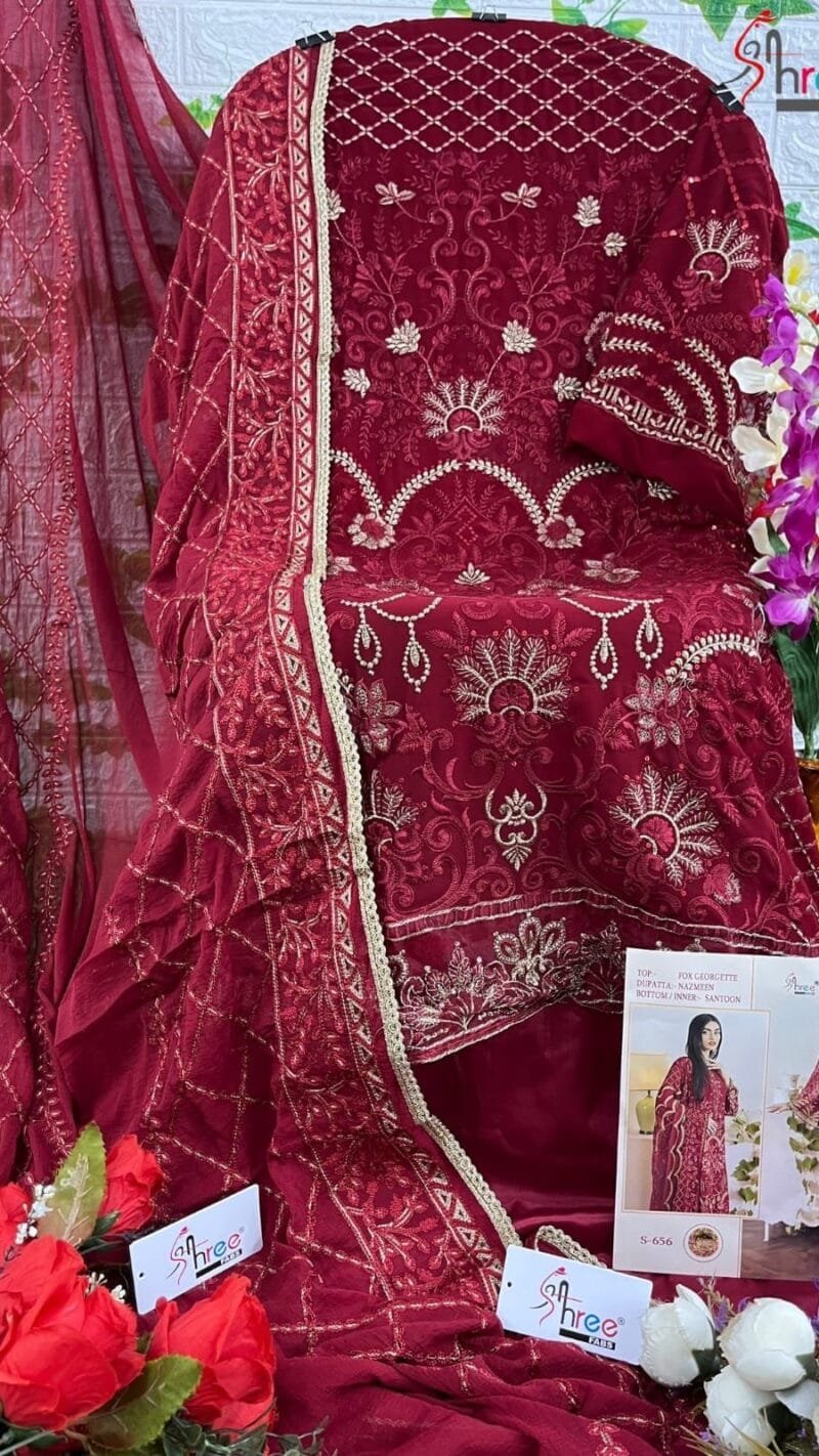 Shree Fab S 656 Wholesale Pakistani Salwar Suits