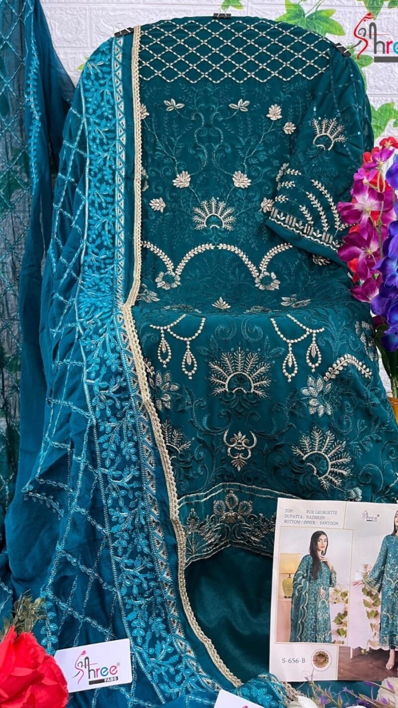 Shree Fab S 656 Wholesale Pakistani Salwar Suits